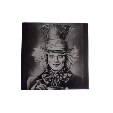 Mad Hatter drink coaster