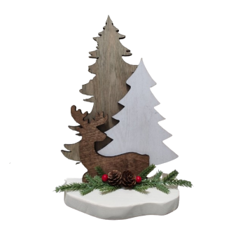 Deer XMas scene