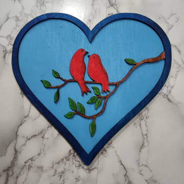 Wooden Heart Wall Hanging