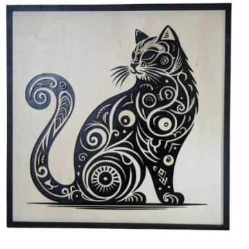 Multi Layer Cat Wall Hanging