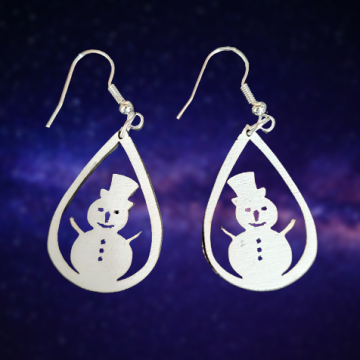 Snowman Earrings