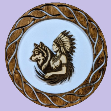 Indian Princess Wall Hanging