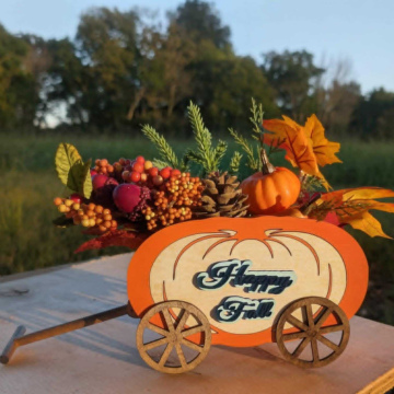Fall Wagon Decor