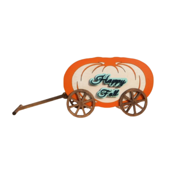 Fall Wagon Decor