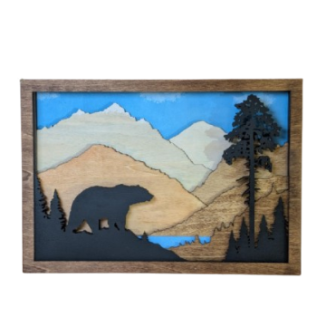7 Layer Bear nature scene