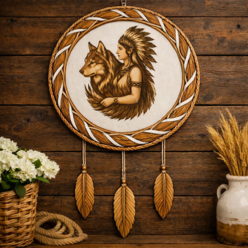 Indian Princess Wall Hanging