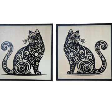 Pair 3 Layer Cats