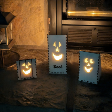 Tealight candle Ghost Decor (3)