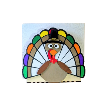 Napkin Holder. Turkey napkin holder. Home decor. Holiday decor. Fall Decor. Tabletop napkin holder.
