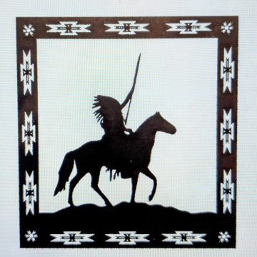 Indian Chief wall hanging