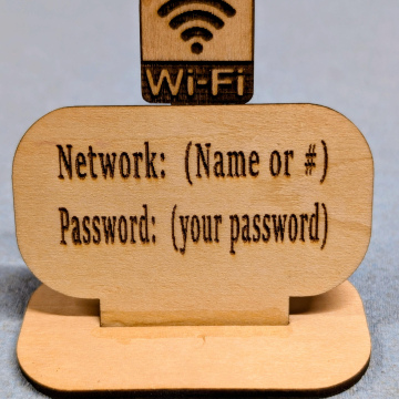 Small network password stand