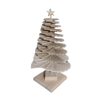 Miniature pine wood XMas Tree